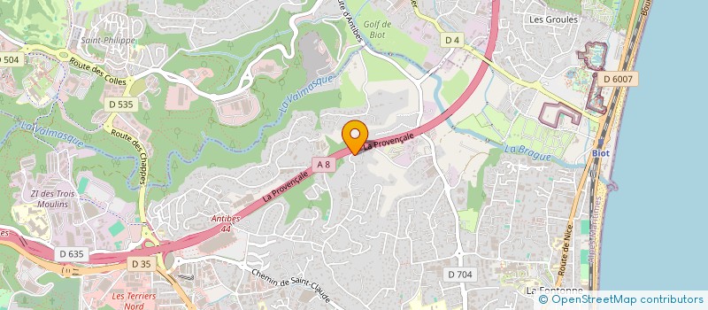 localisation de l'entreprise SARL ITALIANO ET FILS à ANTIBES