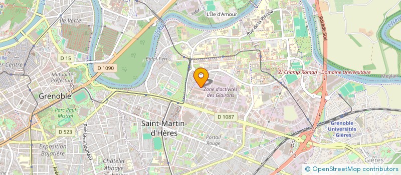 localisation de l'entreprise SARL ITERM  SAINT-MARTIN-D'HERES