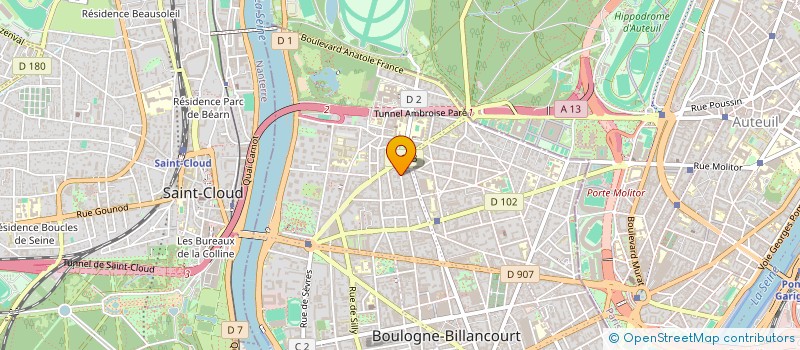 localisation de l'entreprise SARL ITI CONSEILS à BOULOGNE-BILLANCOURT
