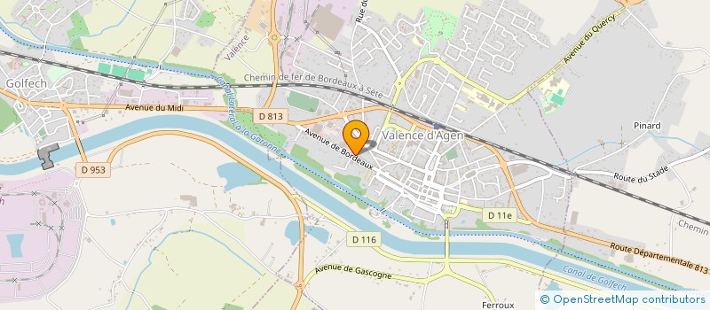 localisation de l'entreprise SARL ITS CONFORT  VALENCE