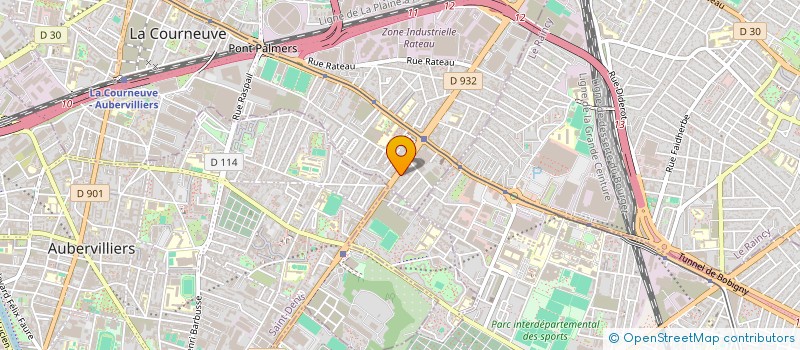 localisation de l'entreprise SARL ITTAHB à LA COURNEUVE