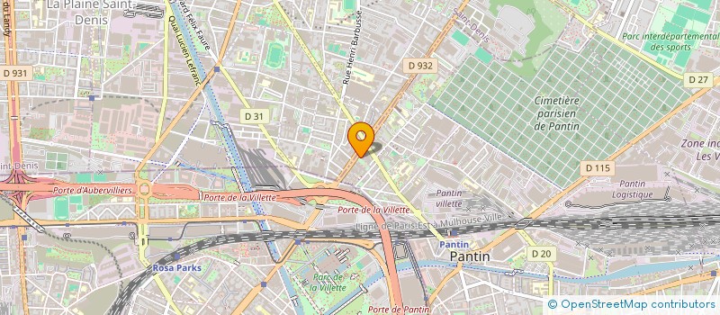 localisation de l'entreprise SARL IVA POSE à PANTIN