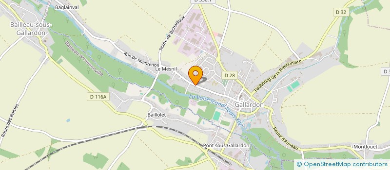 localisation de l'entreprise SARL IVANOV BATI à GALLARDON