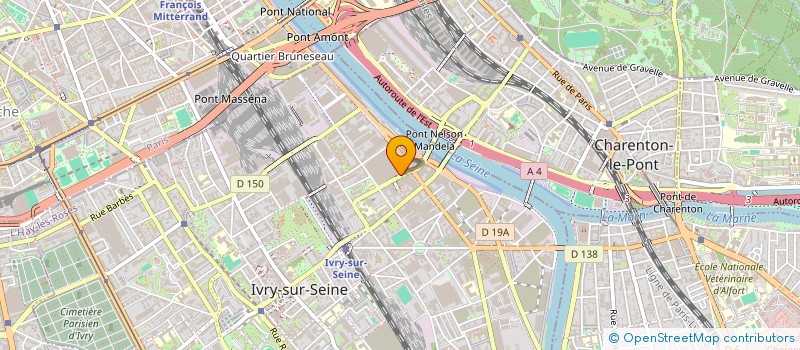 localisation de l'entreprise SARL IVRY SPORT ET DETENTE à IVRY-SUR-SEINE