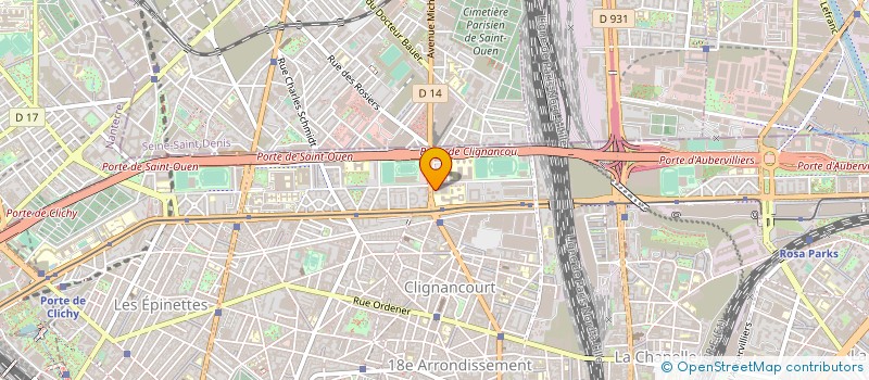 localisation de l'entreprise SARL IZZOKI  PARIS 18