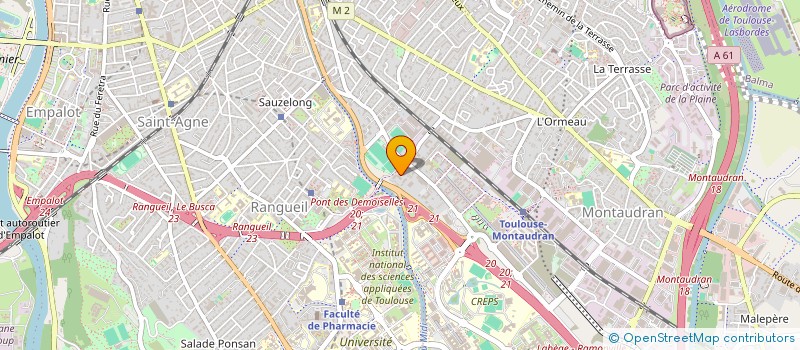 localisation de l'entreprise SARL J 2 A DECO  TOULOUSE