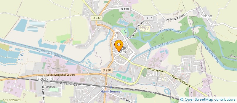 localisation de l'entreprise SARL J 2 M à HAM
