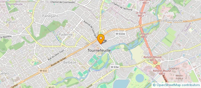 localisation de l'entreprise SARL J 2 R T à TOURNEFEUILLE