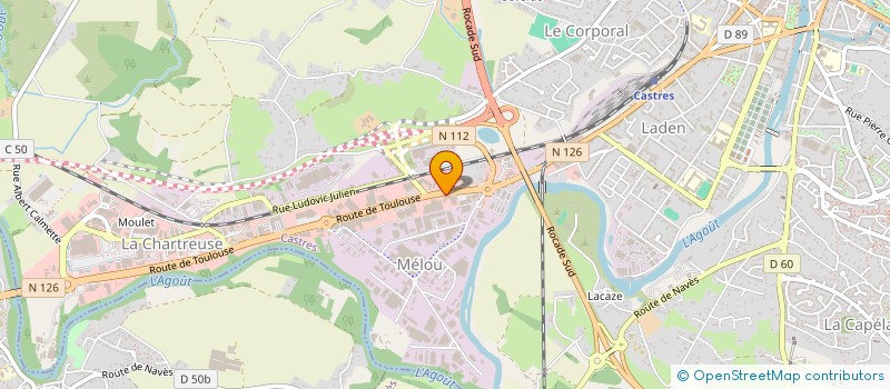 localisation de l'entreprise SARL J.2C à CASTRES