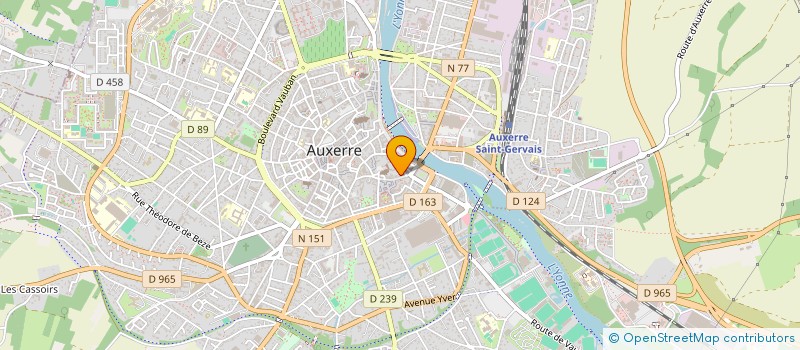 localisation de l'entreprise SARL J.A.T. à AUXERRE