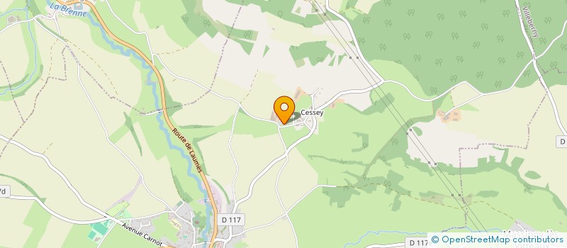 localisation de l'entreprise SARL J B à VILLY-EN-AUXOIS