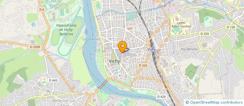 localisation de l'entreprise SARL J.B.B. à VICHY
