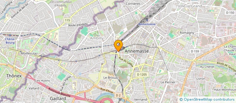 localisation de l'entreprise SARL J.B. BATI - PRO à ANNEMASSE