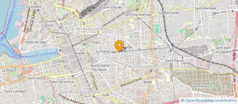 localisation de l'entreprise SARL J B C à MARSEILLE