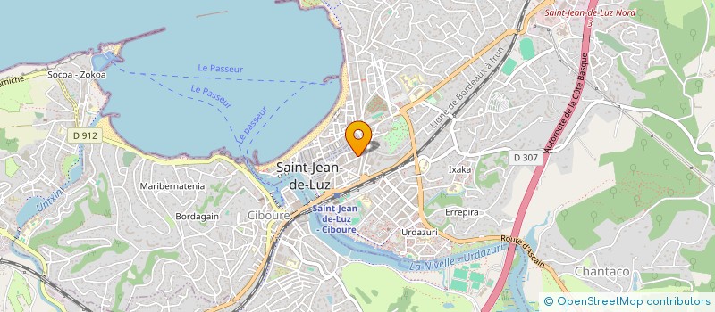 localisation de l'entreprise SARL J.B.M.S. à SAINT-JEAN-DE-LUZ