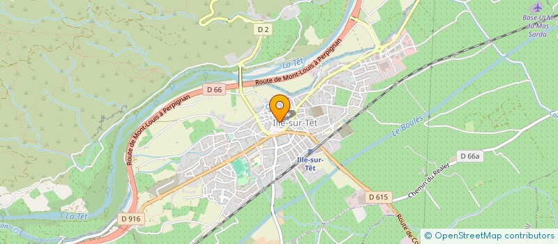 localisation de l'entreprise SARL J.B.S.  ILLE-SUR-TET