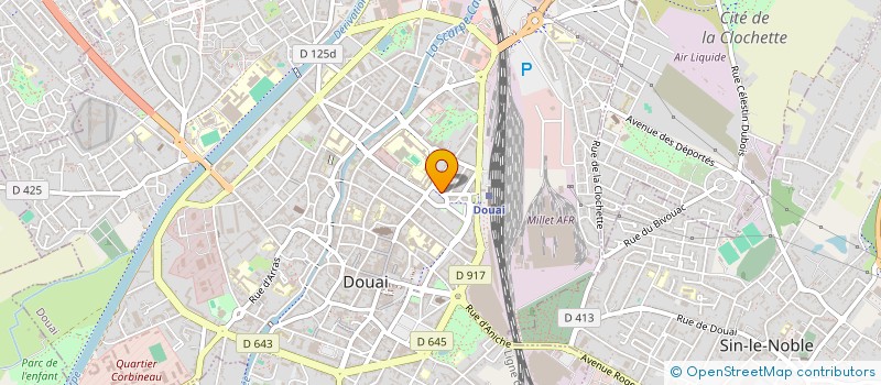 localisation de l'entreprise SARL J. BLASSEL  DOUAI