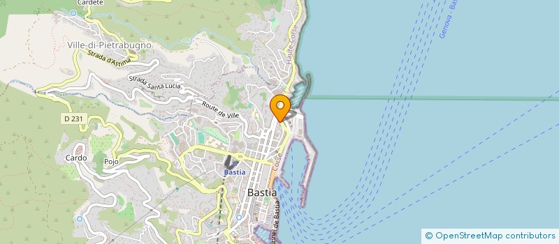 localisation de l'entreprise SARL J C à BASTIA