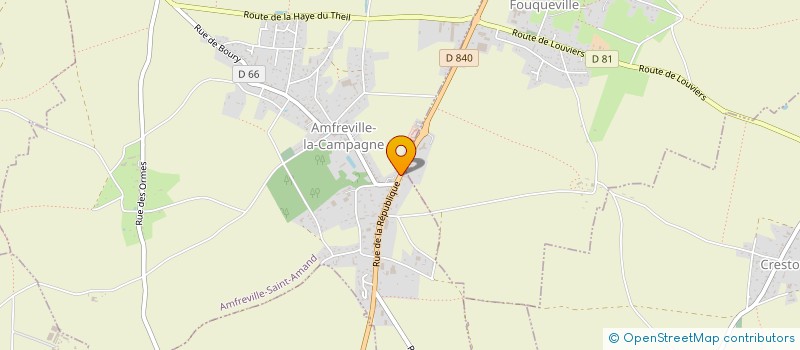 localisation de l'entreprise SARL J.C.B 27  AMFREVILLE-SAINT-AMAND