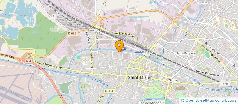 localisation de l'entreprise SARL J C B à SAINT-DIZIER