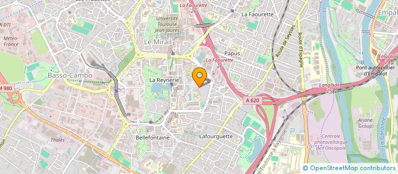 localisation de l'entreprise SARL J.C.M.E à TOULOUSE
