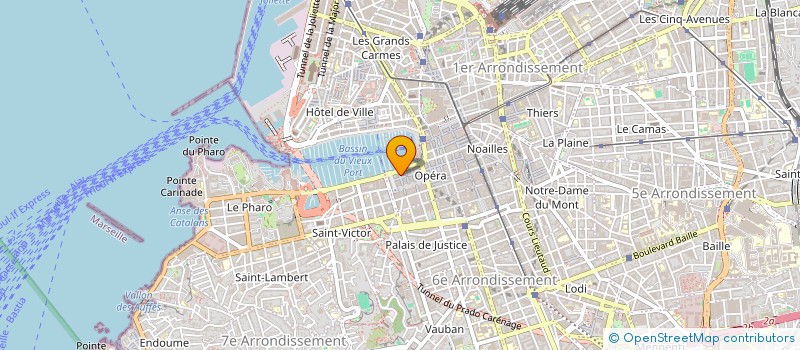localisation de l'entreprise SARL J.C.P à MARSEILLE
