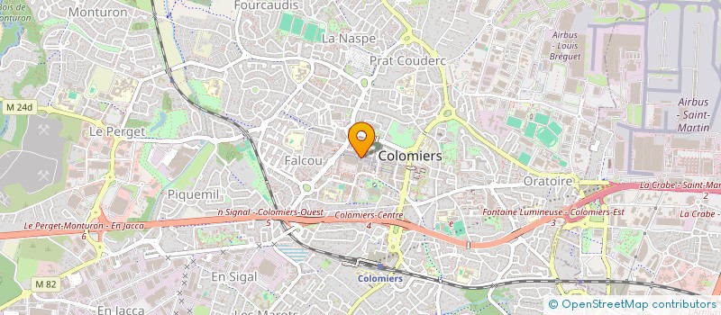 localisation de l'entreprise SARL J.D à COLOMIERS