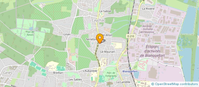 localisation de l'entreprise SARL J.D.D. à BLANQUEFORT