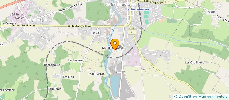 localisation de l'entreprise SARL J D EAU à LA ROCHEFOUCAULD-EN-ANGOUMOIS