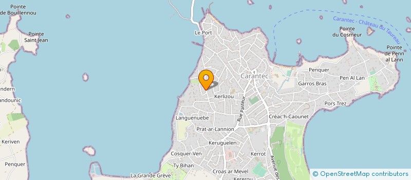 localisation de l'entreprise SARL J D SEGALEN  CARANTEC