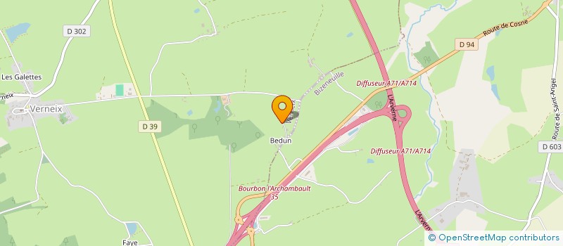 localisation de l'entreprise SARL J DA SILVA  VERNEIX