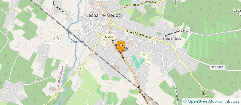 localisation de l'entreprise SARL J.DECO AMEUBLEMENT à LESPARRE-MEDOC
