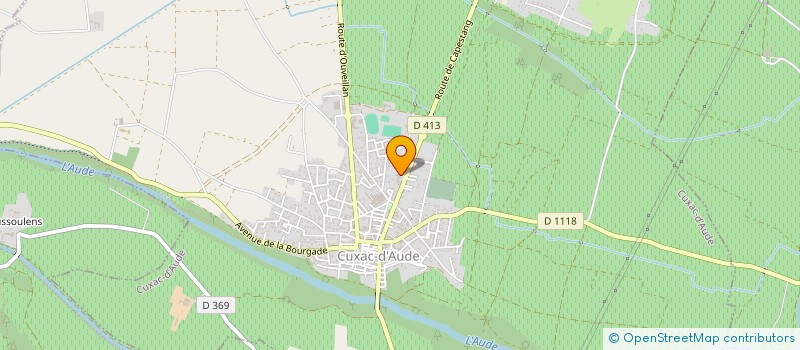 localisation de l'entreprise SARL J.E.M à CUXAC-D'AUDE