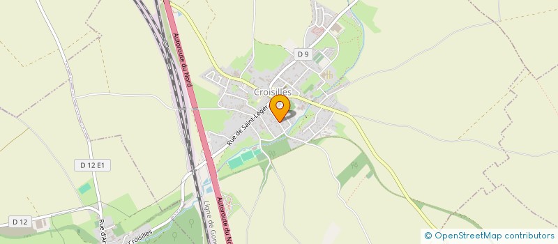 localisation de l'entreprise SARL J ET B MARTIN à CROISILLES