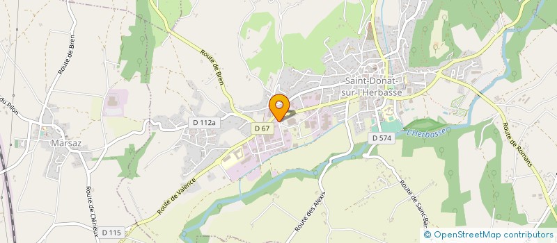 localisation de l'entreprise SARL J&F DIFFUSION à SAINT-DONAT-SUR-L'HERBASSE