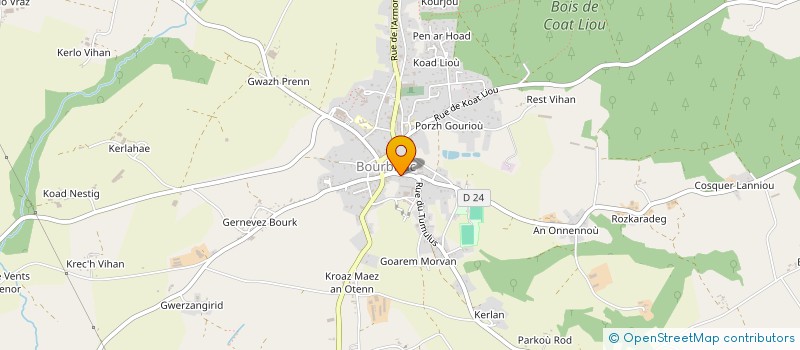 localisation de l'entreprise SARL J.F. RENOVATION ARMOR  BOURBRIAC