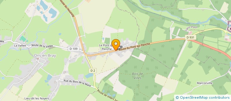 localisation de l'entreprise SARL J-G DICK à ONS-EN-BRAY
