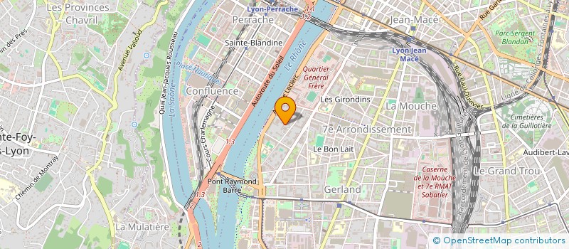 localisation de l'entreprise SARL J GAGNAIRE  LYON