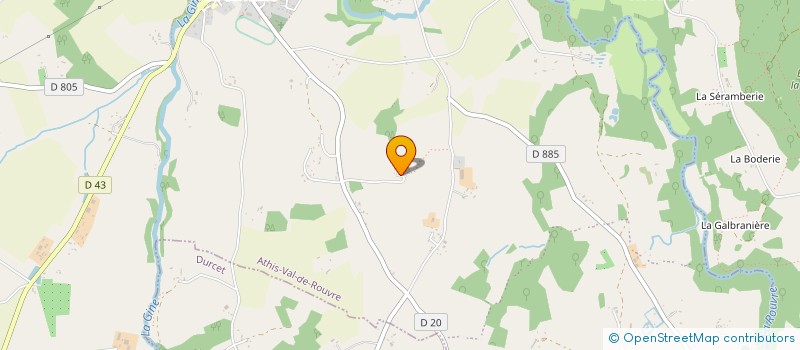 localisation de l'entreprise SARL J. JAUNIAUX à ATHIS-VAL DE ROUVRE