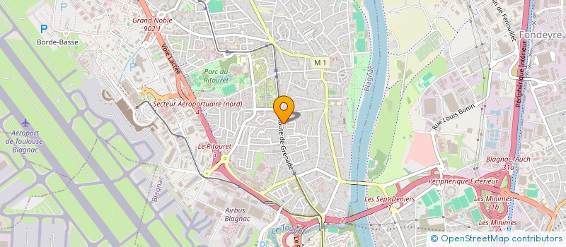 localisation de l'entreprise SARL J.L.B. AUTOMOBILE  BEAUZELLE