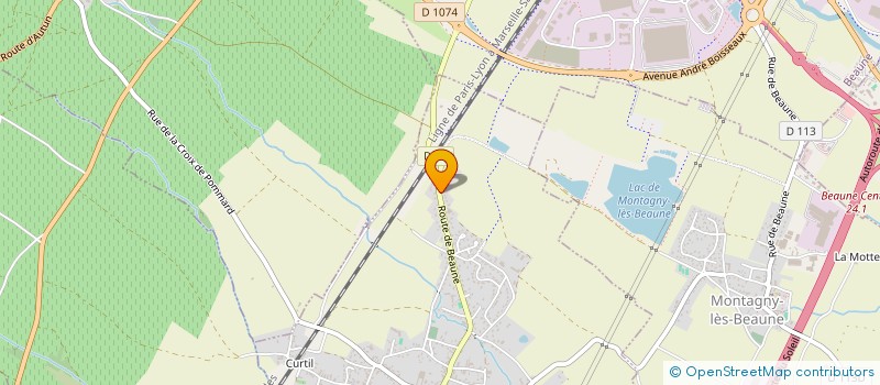 localisation de l'entreprise SARL J.L.M  BOUZE-LES-BEAUNE