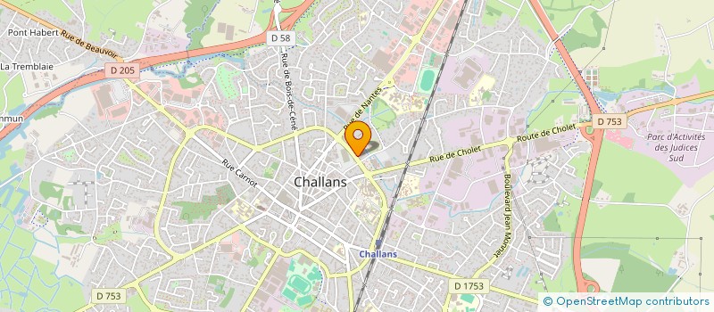 localisation de l'entreprise SARL J.L.R.D.D. à CHALLANS