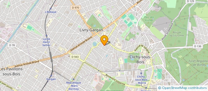 localisation de l'entreprise SARL J. LAZARO  LIVRY-GARGAN