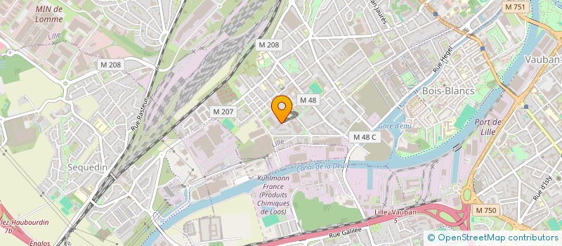localisation de l'entreprise SARL J LEROY à LILLE