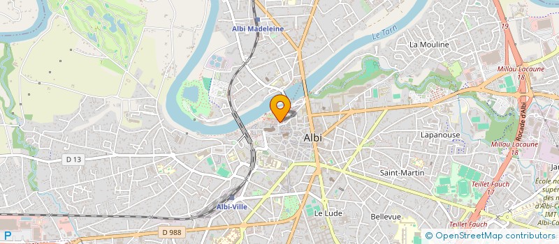 localisation de l'entreprise SARL J.M.3D à ALBI