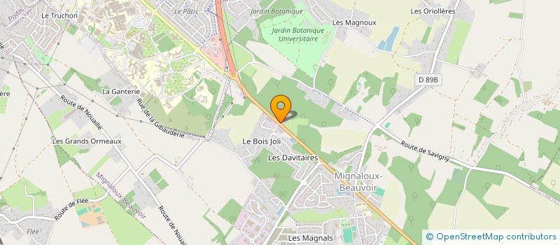 localisation de l'entreprise SARL J. M. CASSERON à MIGNALOUX-BEAUVOIR