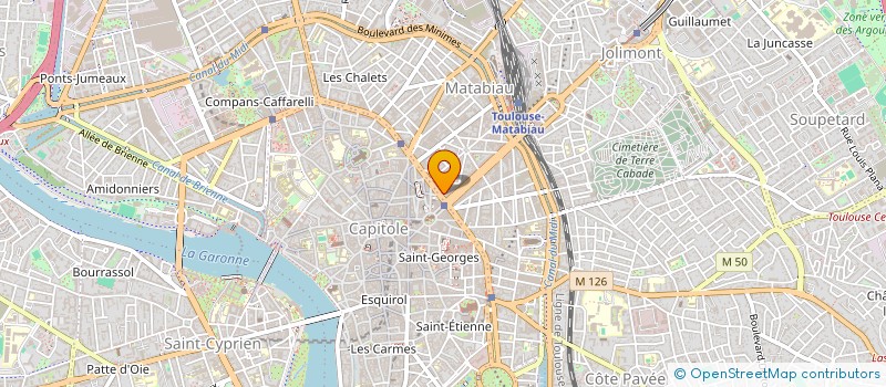localisation de l'entreprise SARL J.M.GOUT  TOULOUSE