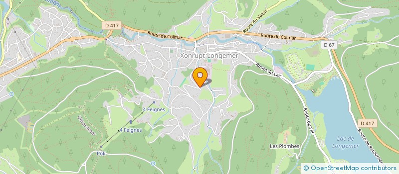 localisation de l'entreprise SARL J.M.N. à XONRUPT-LONGEMER