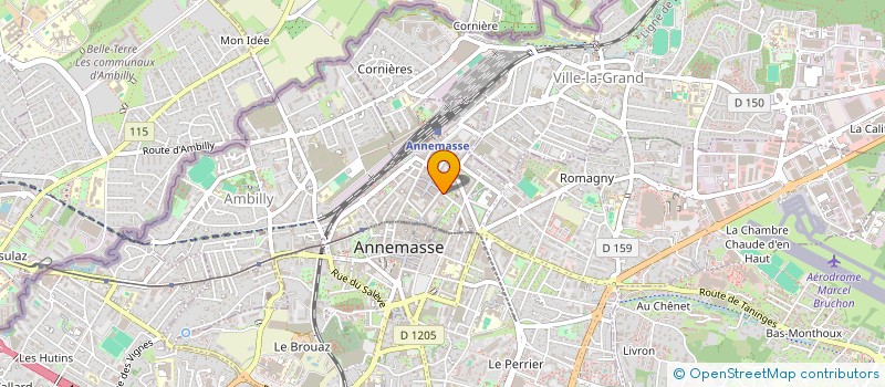 localisation de l'entreprise SARL J MAILLEFER&CIE DIAMANT VERT BIJO à ANNEMASSE