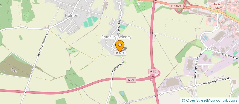 localisation de l'entreprise SARL J MARTINEZ à FRANCILLY-SELENCY
